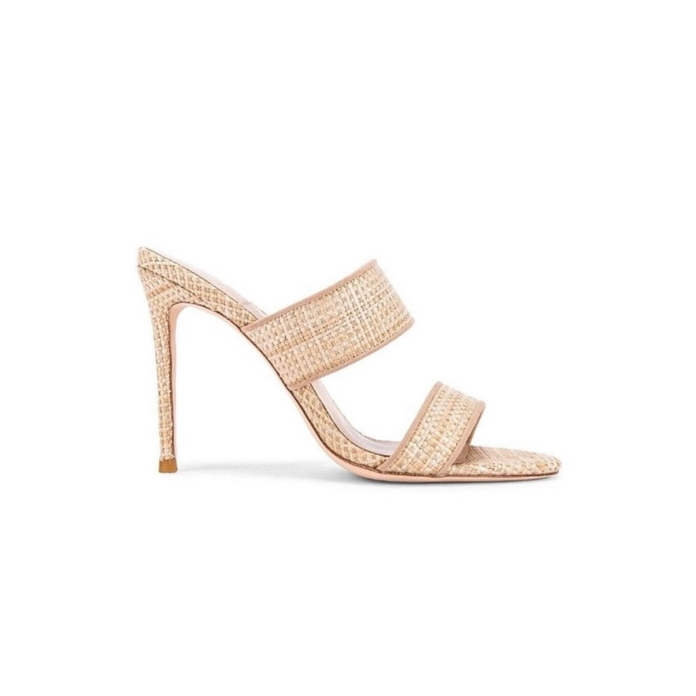 House of Harlow 1969 Revolve Lane Heel in Natural Beige Heels